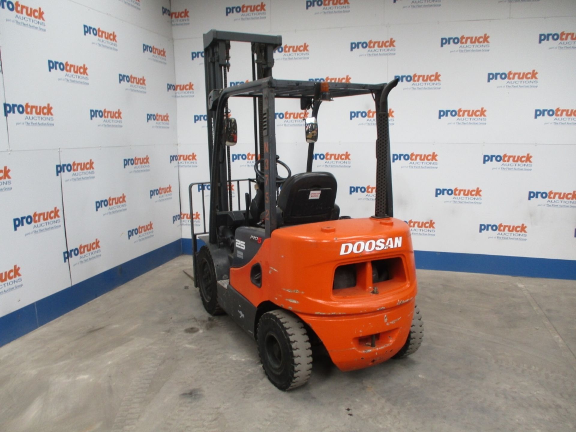 DOOSAN D25S Plant Diesel - Year: 2012 - 5,196 Hours - 4.35M Duplex Forklift, Sideshift, R.D.L * - Image 6 of 7