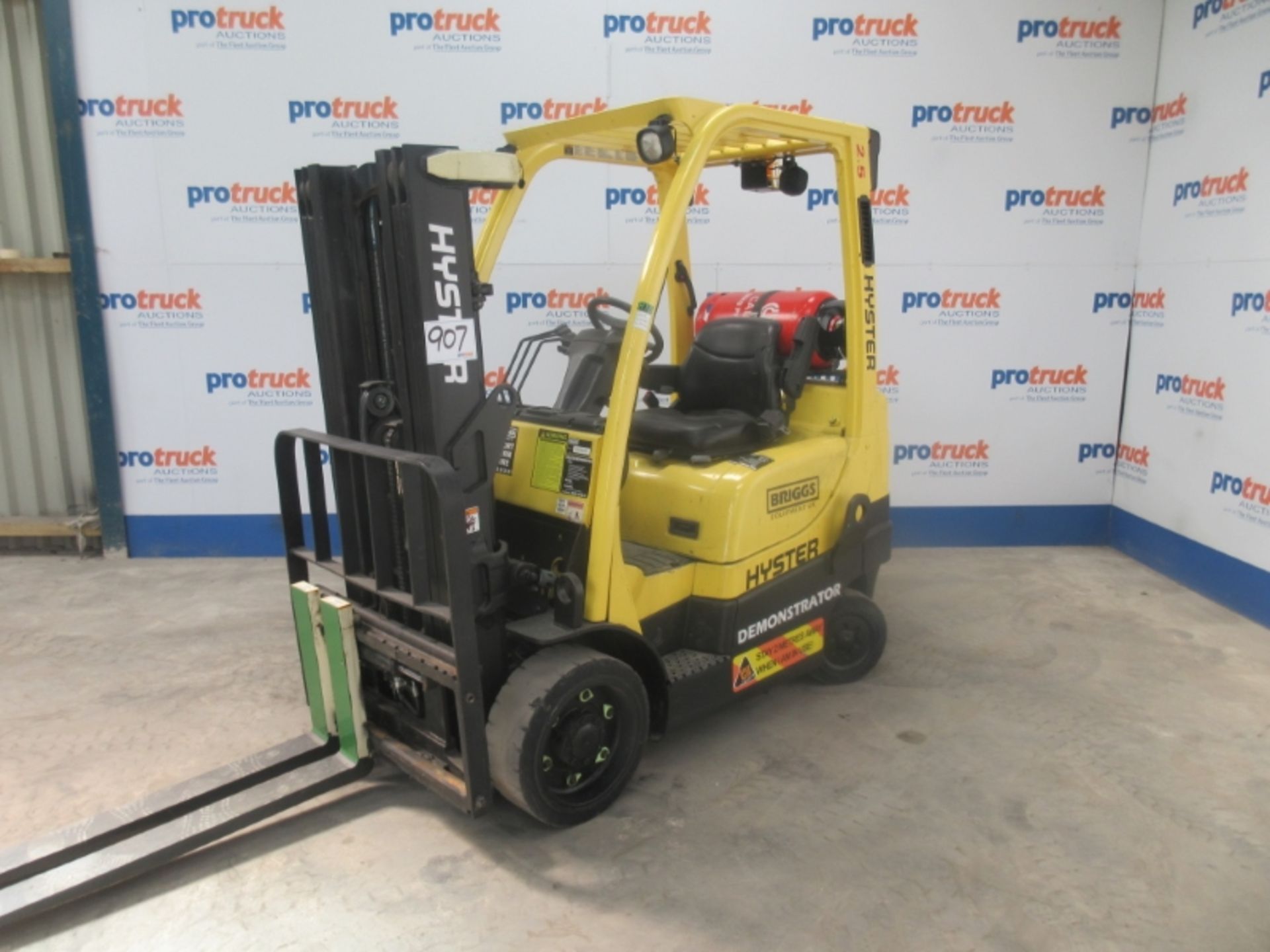 HYSTER S2.5FT Plant LPG / CNG - VIN: F187V24591L - Year: 2013 - 2,654 Hours - 4.35M Triplex