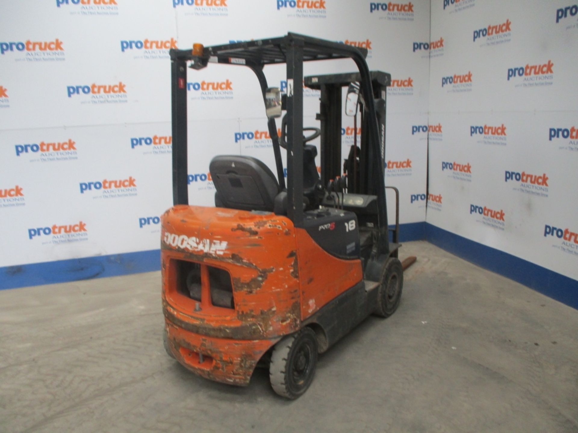 DOOSAN D18S Plant Diesel - VIN: FDA02124000504 - Year: 2012 - 7,780 Hours - 4.5M Triplex Forklift, - Image 6 of 7