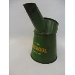 A Price's Energol Motor Oil pint measure, dated 1949, in excellent condition.