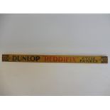 A Dunlop Reddifix cycle patches advertising shelf strip.