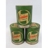 A trio of Wakefield Castrolease medium grade 4oz tins in good condition.