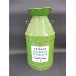 A Regent Super Green Paraffin five gallon measure.
