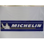 A Michelin rectangular advertising sign, 72 x 20".