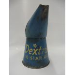 A Dextrol 10-star oil pint pourer, dated 1952.