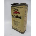 A Gargoyle Mobiloil 'BB' grade quart oil can, in good condition.
