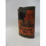 A Jumbo Burning Oil oval can, by The Elephant Chemical Co. Ltd.