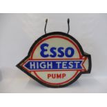 A rare Esso High Test Pump directional arrow lightbox, one side very good original condition, the