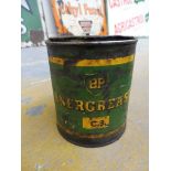 A BP Energrease 1lb grease tin.