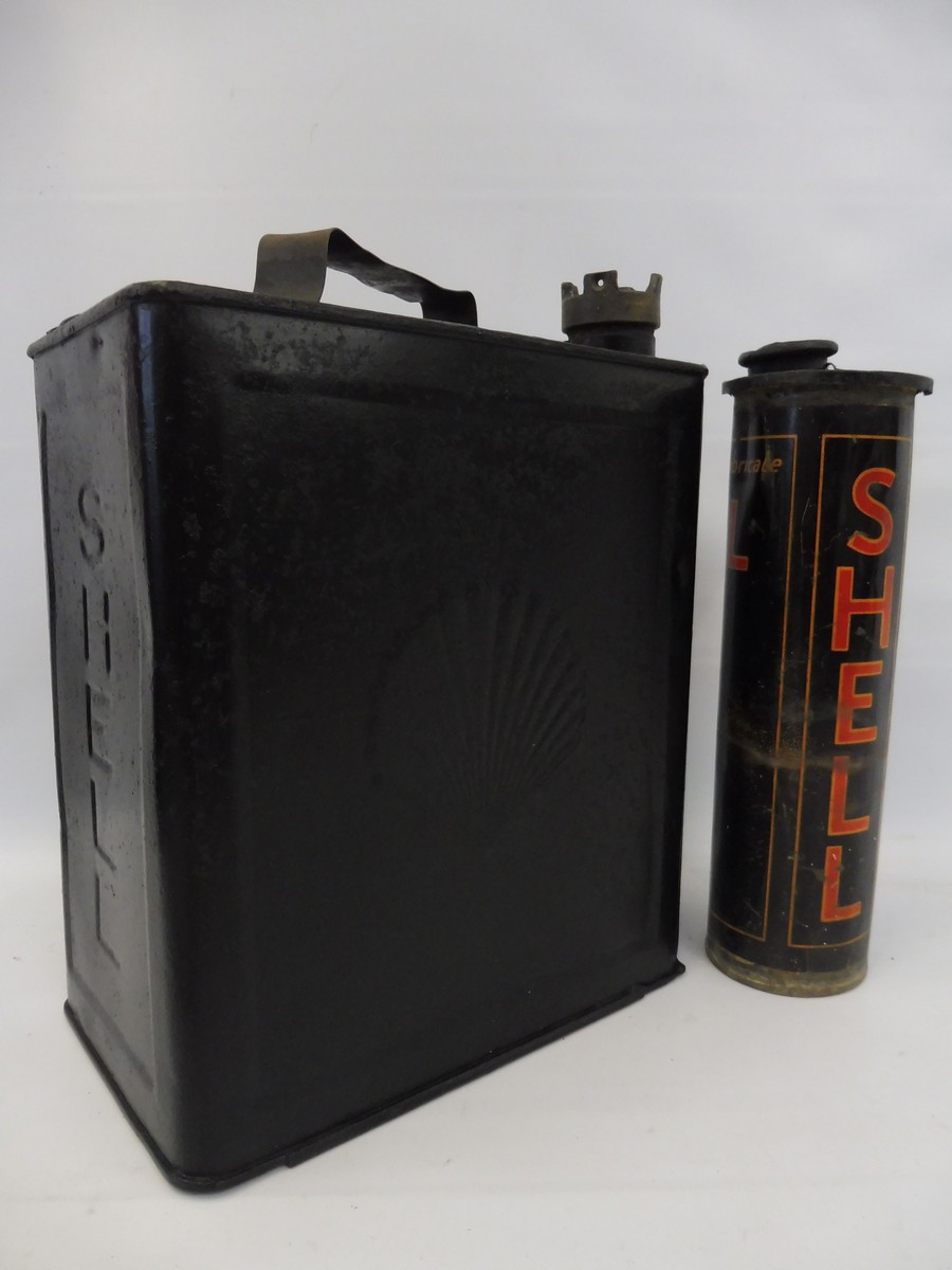 A Shell Duo can, dated December 1931. - Image 2 of 4