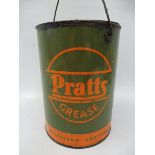 A Pratts Pressure Gun Grease 7lb cylindrical tin, with embossed Esso lid.