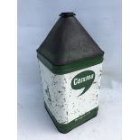 A Comma five gallon pyramid can.