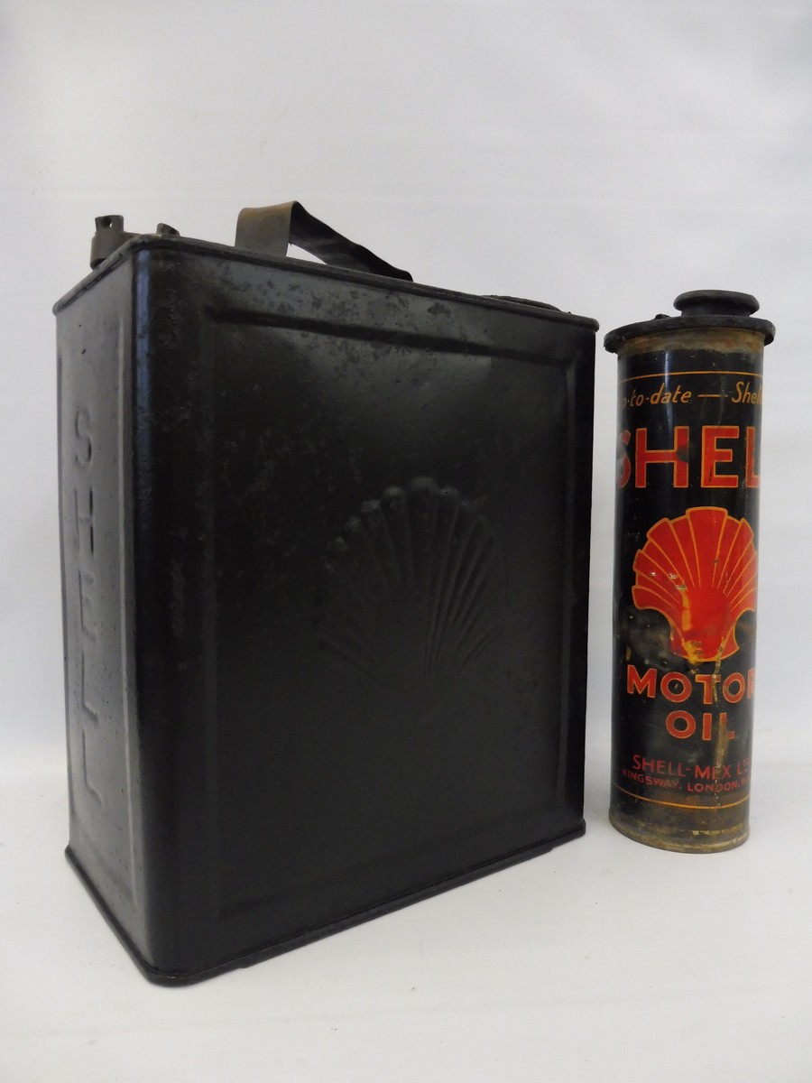 A Shell Duo can, dated December 1931.