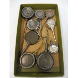 A tray of assorted small oilers including Kayes Patent, also some Continental versions.