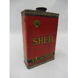 A rare Shell No.2 Car Polish rectangular tin, in good original condition.