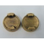 A BR (S) brass petrol can cap plus a second marked SR, both railway related.