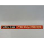 A John Bull Tyres and Accessories new old stock shelf strip in greaseproof paper.