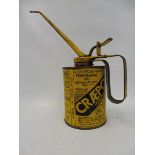 A Craepola cylindrical tin in good condition with long spout.