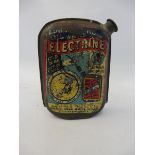 A rare and early Electrine Cycle Oils can, circa late 1800s.