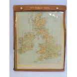 A wallet of rare early Dunlop maps for the British Isles.