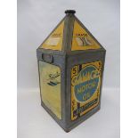 A Gamages Grade XL five gallon pyramid can, in excellent condition.