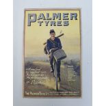 A Palmer Tyres pictorial postcard.