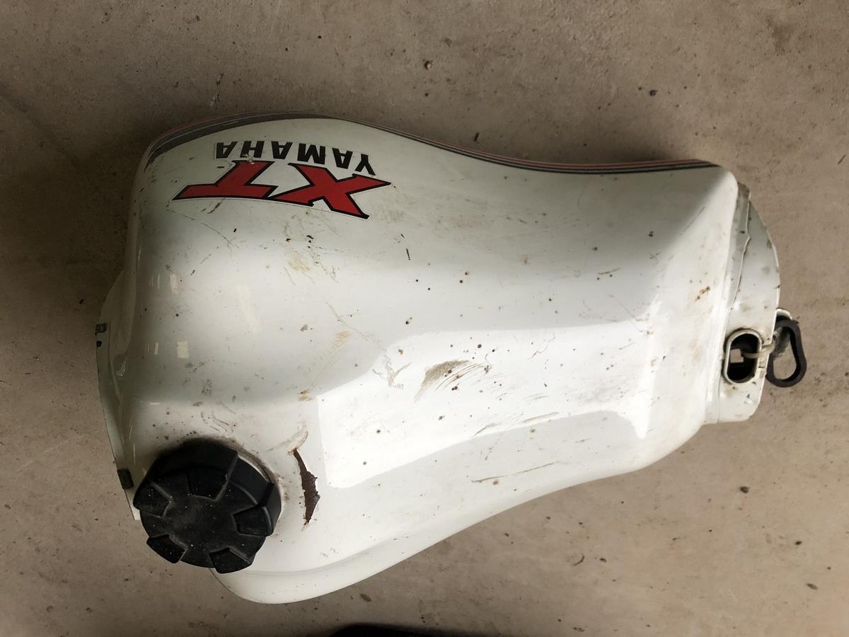 A Yamaha XT petrol tank.