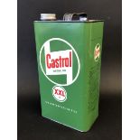 A Castrol Motor Oil XXL 40 grade gallon can, in excellent condition.