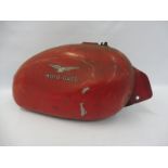 A Moto Guzzi petrol tank.