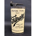 A Filtrate 'Piston Type' thin fluid oval can in excellent original condition.