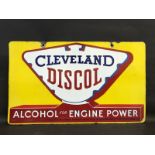 A good Cleveland Discol pictorial double sided enamel sign in excellent condition, 30 x 18".