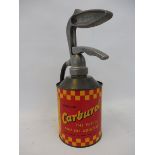 A Carburol petrol and oil additive dispenser tin in very good condition.