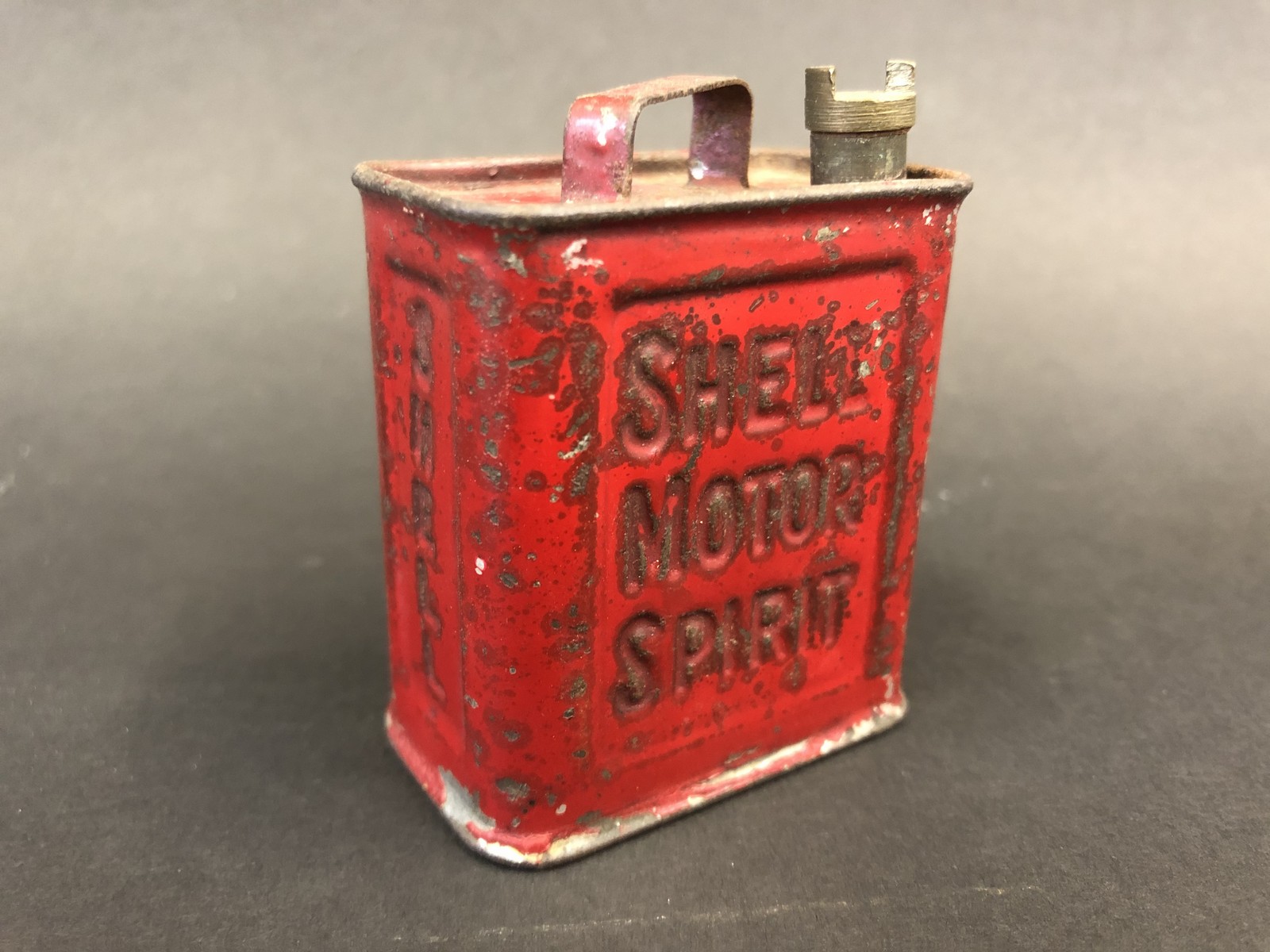 A Shell Motor Spirit miniature perfume container in the shape of a two gallon petrol can. - Image 2 of 4