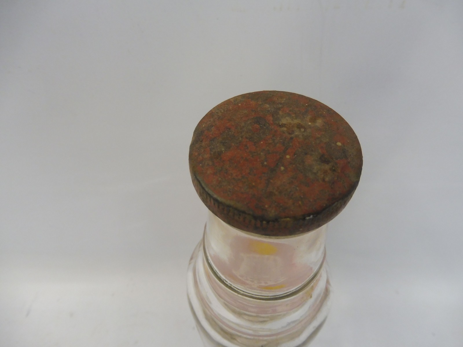 A Shell X-100 glass oil bottle. - Image 3 of 3