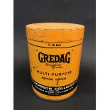 An unusual Gredag Multi-Purpose 1lb grease tin.