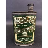 A Nonclog Lubricating Oil for Cycles and other delicate machinery oval can.