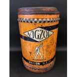 A Vigzol five gallon can.