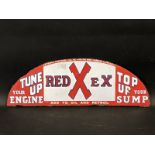 A Redex Tune Up Your Sump enamel pediment sign, in good condition, 24 x 8".