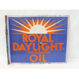 A Royal Daylight Paraffin Oil double sided enamel sign, 22 x 18".