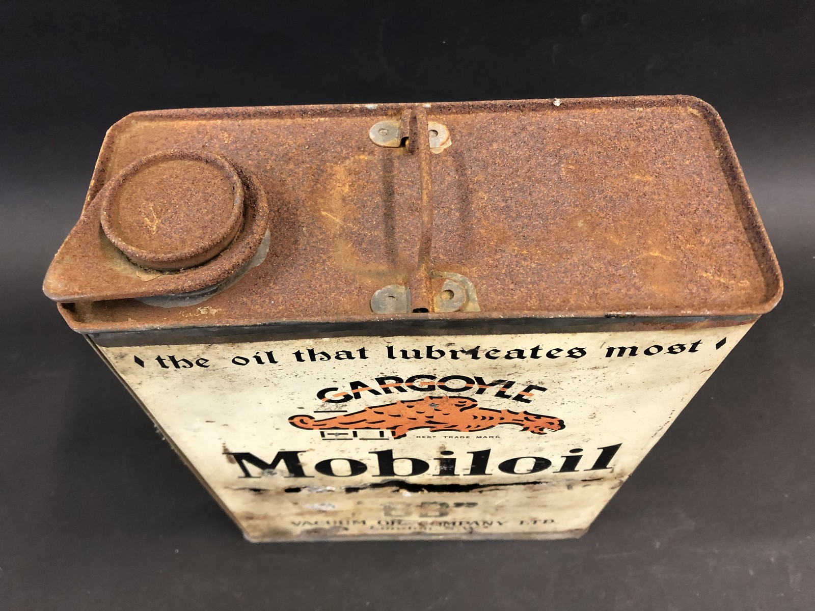 A Mobiloil 'BB' grade rectangular gallon can. - Image 3 of 4