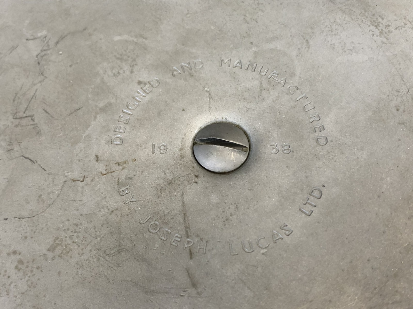 A Joseph Lucas silver plated pedestal bowl/table centrepiece, the base stamped and dated, 12 1/2" - Image 3 of 4