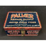 A Palmer Repair Outfit for Motor Cycle Tyres tin.