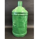 A Wakefield Castrol conical five gallon embossed can, repainted.