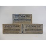 Three n.o.s. boxes of Parawax (Pure Refined Paraffin) made by the Anglo American Oil Company