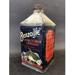 A Chemico 'Benzoyle' Upper Cylinder Lubricant small pyramid can, probably a pint size, stamped F.