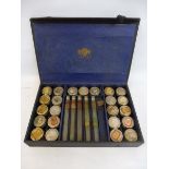 An unusual and rare Keystone Oil and Grease salesman's sample set in original case.