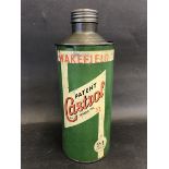 A Wakefield Castrol Motor Oil XL grade quart can.