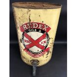 A Redex ten gallon drum with dispensing tap.