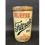 A Filtrate Solidified Oil 2lbs cylindrical tin in good condition.