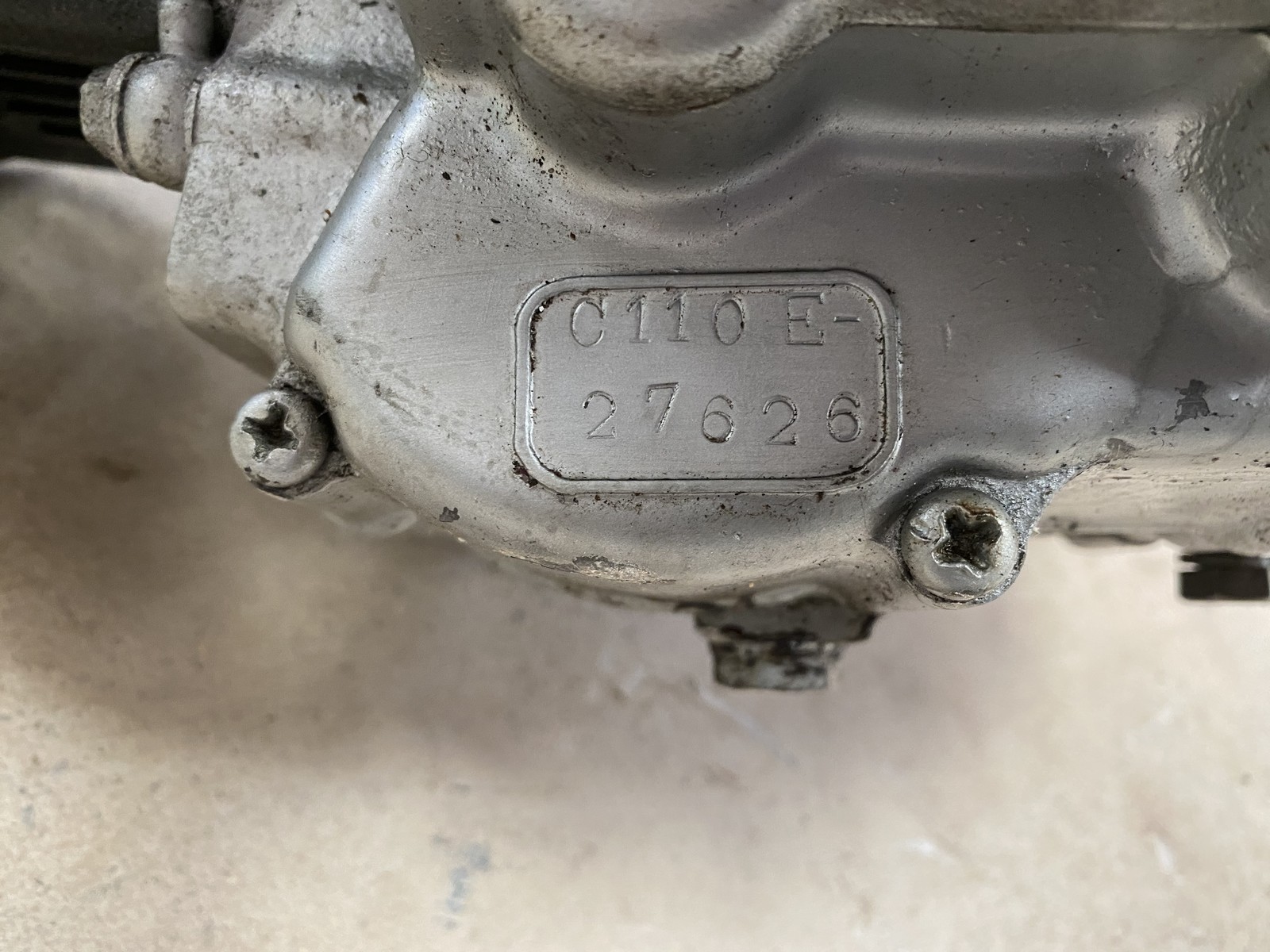 A Honda 50 engine, no. C110E - 27626. - Image 2 of 2